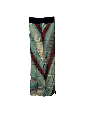 Rick Owens Rick Owens Printed Straight-Leg Trousers in Multicolor Viscose (view 2)
