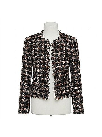 L'Agence Angeline Jacket in Black Multi Tweed (view 1)