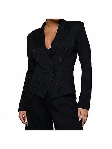 L'Agence Emerson Ponte Blazer in Black (view 2)