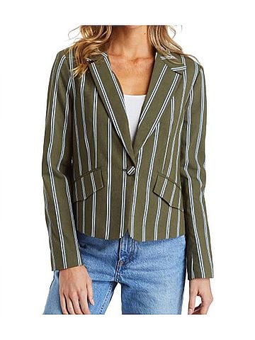 Drew Nicki Blazer in Army (view 2)