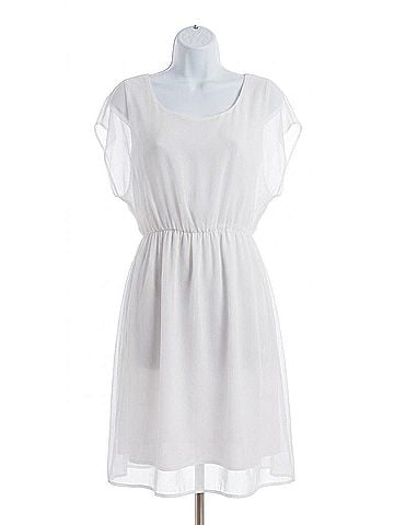 GiGi Moda Lodi Silk Mini Dress in White (view 1)