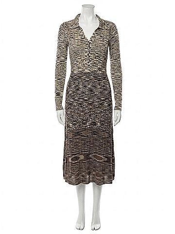 dh New York Long Sleeve Dress in Spacedye Combo (view 1)
