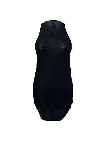 Rick Owens Rick Owens Asymmetric Tank Top in Black Cotton (view 1)