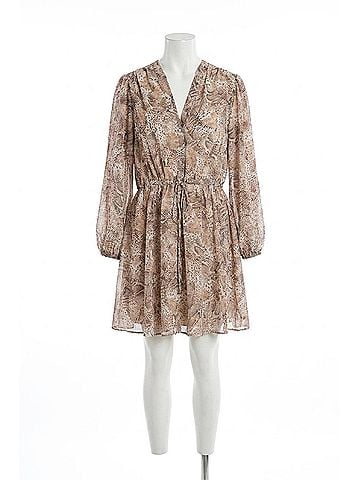 Elan Hilarie Woven Mini Dress in Snake Print (view 1)