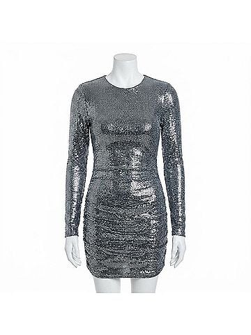 L'Agence Women's Sunny Dress in Silver (view 1)