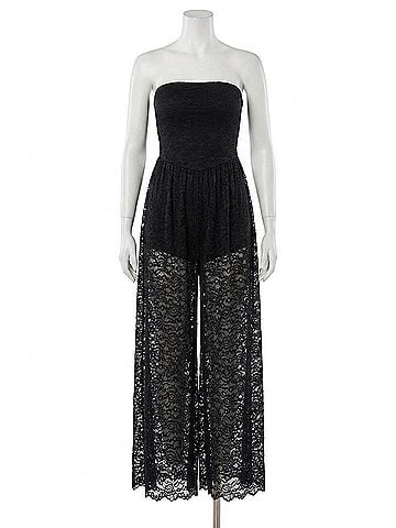 Show Me Your Mumu Diana Drop Waist Dress in Black Lovely Lace (view 1)