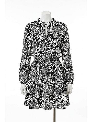 Show Me Your Mumu Tatum Mini Dress in Black Petite Cheetah (view 1)