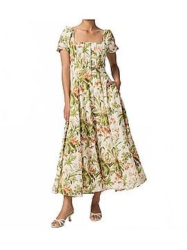 Paige Lindi Dress in Oyster White Multi (view 2)