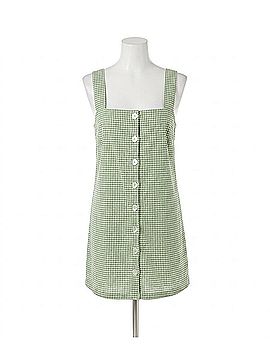 Show Me Your Mumu Gingham Everly Mini Dress in Field Green (view 1)