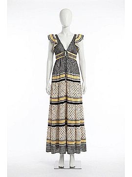 Ash & Eden Yulia Maxi Dress in Olive Black (view 1)