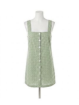 Show Me Your Mumu Gingham Everly Mini Dress in Field Green (view 1)