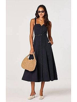 Astr Mckinley Dress in Navy (view 2)