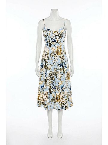 Cara Cara Cherry Dress in Flora Meadow Light (view 1)