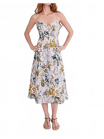 Cara Cara Cherry Dress in Flora Meadow Light (view 2)