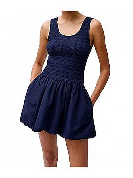 Pistola Ilona Bubble Hem Mini Dress in Peacoat Navy (view 2)