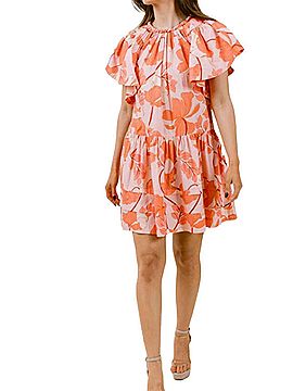 La Roque Margo Dress in Sorbet Bloom (view 2)