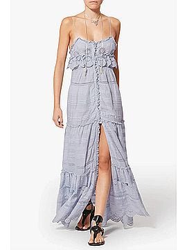 Isabel Marant Paule Dress in Light Blue (view 2)