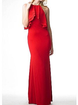 Issue New York Magnificent Long Dress in Red (view 2)