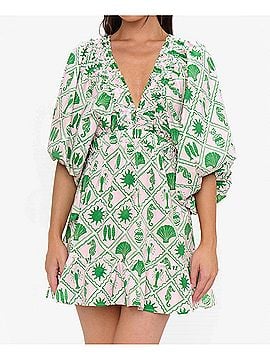 Show Me Your Mumu Hadley Mini Dress in Coastal Collage (view 2)