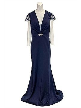 Jadore Evening Gown in Navy (view 1)