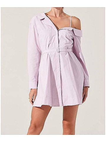 Astr Aveni Dress in Lilac (view 2)