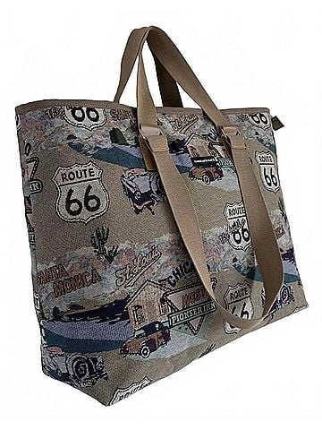 Route 66 Women's Travel Tote Bag in Beige (view 1)