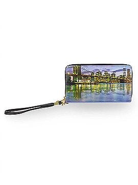 Rebecca and Rifka Women's Nyc Wristlet Wallet in Skyline (view 1)