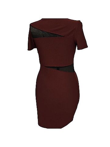 Express bodycon with mesh cutouts Cocktail Dress (view 2)