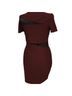 Express Purple Black Cocktail Dress Size 6 - photo 2