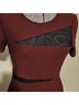 Express Purple Black Cocktail Dress Size 6 - photo 4