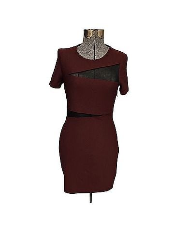 Express bodycon with mesh cutouts Cocktail Dress (view 1)