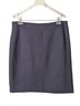Adrienne Vittadini Solid Chevron-herringbone Blue Formal Skirt Size 10 - photo 2