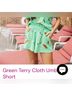 Sparkles 100% Terrycloth Print Green Shorts Size 2X - photo 3