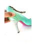 Emanuel Ungaro 100% Artificial Silk Green Silver Heels Size EU 39 1/2 - photo 10