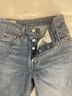 Levi's 100% Cotton Blue Jeans Size 23 waist - photo 5