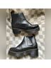 Dr. Martens 100% Leather Black Boots Size EU 41 - photo 8