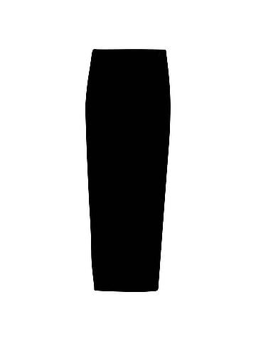 Rick Owens Rick Owens Fitted Midi Skirt in Black Viscose (view 2)