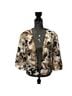 DressBarn 97% Polyester 3% Spandex 100% Polyester Floral Brown Black Jacket Size XL - photo 1