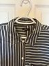 Rails 100% Silk Stripes Multi Color Long Sleeve Polo Size M - photo 5