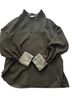 Vince. 100% Polyester Black Long Sleeve Blouse Size M - photo 2
