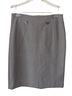 Adrienne Vittadini Solid Gray Formal Skirt Size 10 - photo 1
