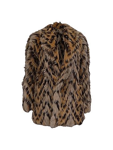 Saint Laurent Saint Laurent x Mytheresa Coat in Animal Print Fur (view 1)