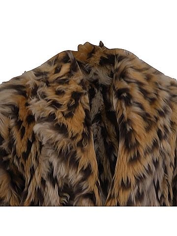 Saint Laurent Saint Laurent x Mytheresa Coat in Animal Print Fur (view 2)
