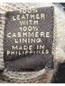 Coach 100% Leather 100% Cashmere Brown Purple Gloves Size 7 - photo 4