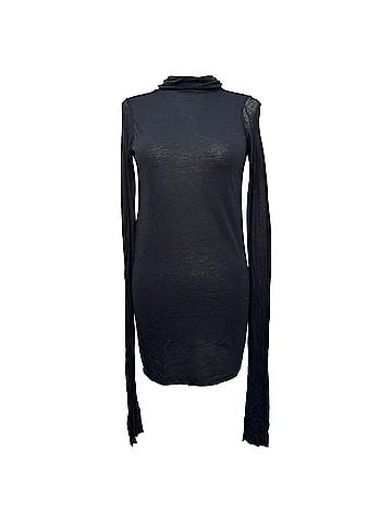 Rick Owens Rick Owens Turtleneck Sweater in Black Wool (view 1)