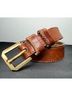 Coach 100% Leather Solid Brown Belt Size 28 - photo 5