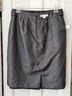 Coldwater Creek 100% Polyester Jacquard Solid Black Formal Skirt Size 10 - photo 4