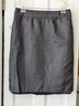 Coldwater Creek 100% Polyester Jacquard Solid Black Formal Skirt Size 10 - photo 3