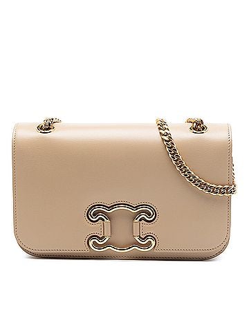 Céline Medium Calfskin Triomphe Frame Crossbody (view 1)
