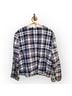 Brooks Brothers 100% Cotton 100% Acetate Plaid Tweed Blue Red Jacket Size 16 - photo 3